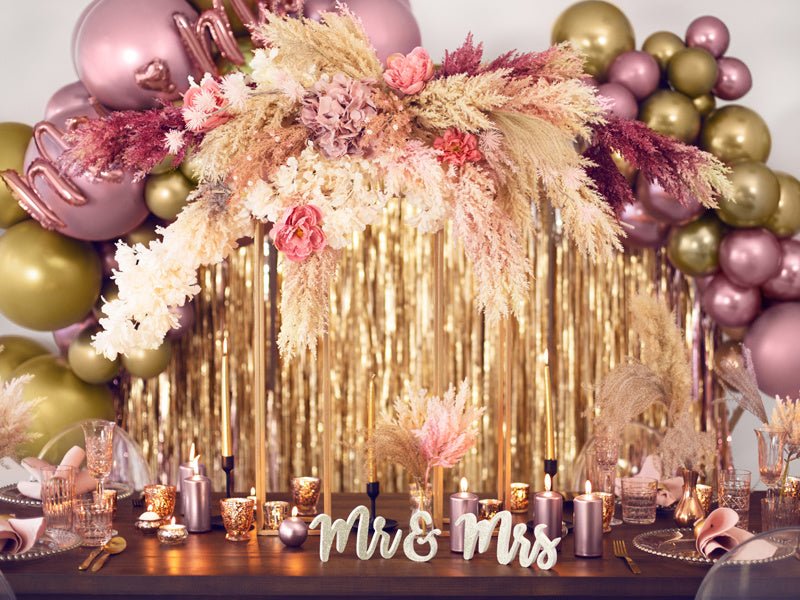 Stompkaars Rose Goud Metallic 12cm 6st van Partydeco koop je bij Partywinkel