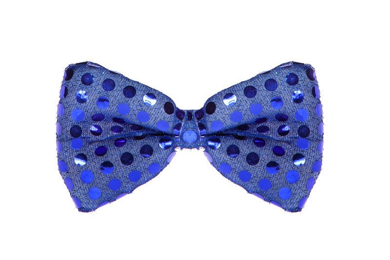 Blauwe Strik Pailletten van Wilbers & Wilbers koop je bij Partywinkel