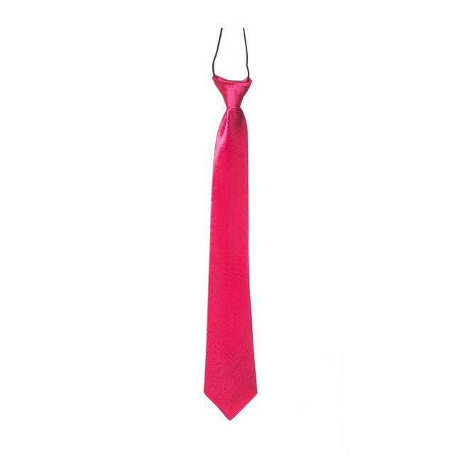 Stropdas Neon Roze 50cm van Partychimp koop je bij Partywinkel