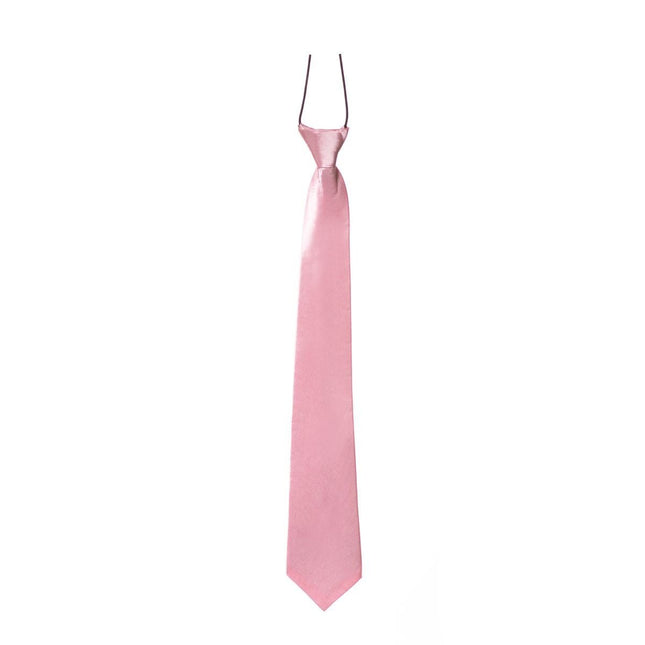 Stropdas Roze 50cm van Partychimp koop je bij Partywinkel