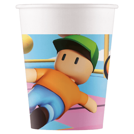 Stumble Guys Bekers 200ml 8st van Procos koop je bij Partywinkel