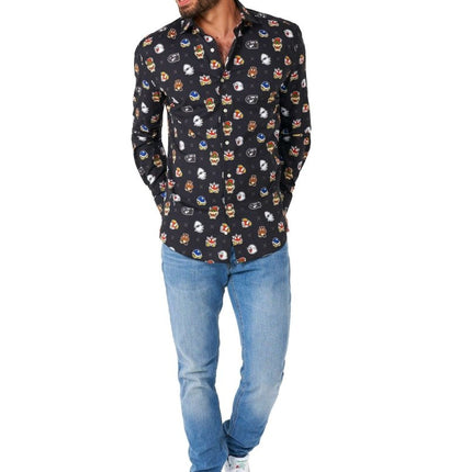 Super Mario Bad Guys Overhemd Heren OppoSuits van OppoSuits koop je bij Partywinkel