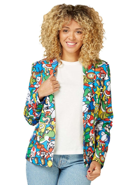 Super Mario Blazer Dames OppoSuits van OppoSuits koop je bij Partywinkel