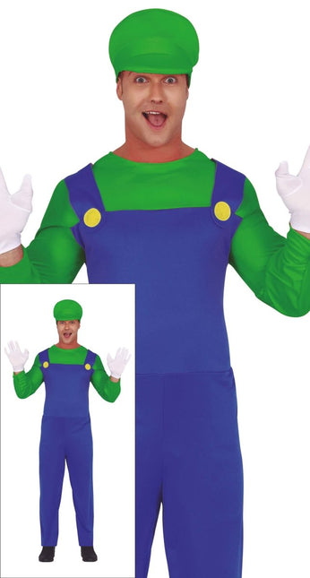 Super Mario Kostuum Heren Luigi van Fiestas Guirca koop je bij Partywinkel