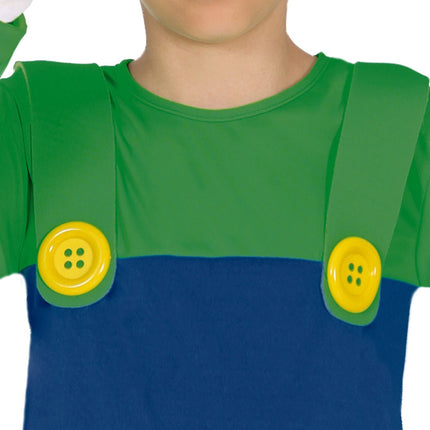 Super Mario Kostuum Jongen Luigi van Fiestas Guirca koop je bij Partywinkel