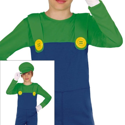 Super Mario Kostuum Jongen Luigi van Fiestas Guirca koop je bij Partywinkel