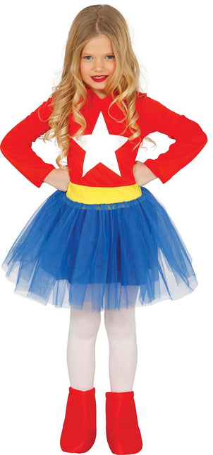 Superheld Kostuum Meisje van Fiestas Guirca koop je bij Partywinkel