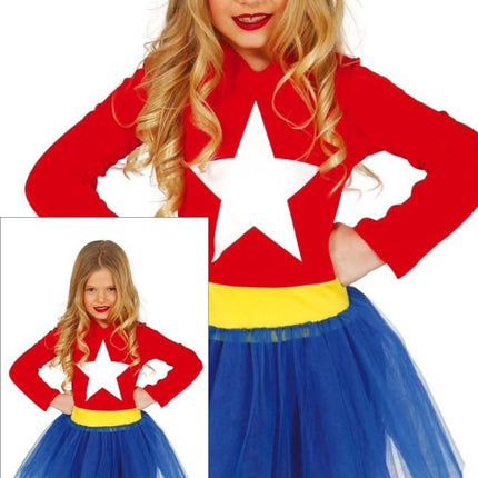 Superheld Kostuum Meisje van Fiestas Guirca koop je bij Partywinkel