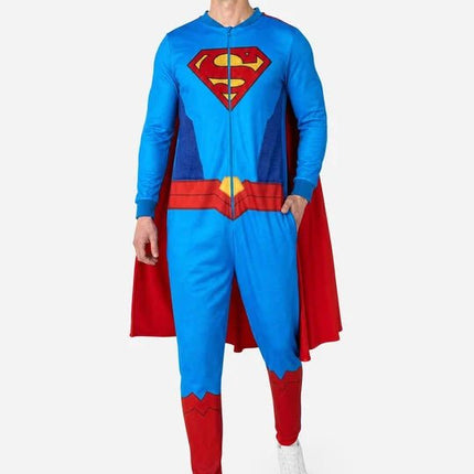 Superman Onesie Unisex Blauw van DC Comics koop je bij Partywinkel