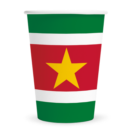 Suriname Bekers 210ml 8st van WeFiesta koop je bij Partywinkel