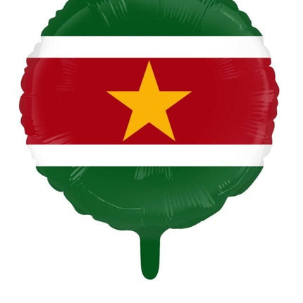 Suriname Helium Ballon Leeg 45cm van WeFiesta koop je bij Partywinkel