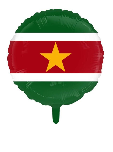 Suriname Helium Ballon Leeg 45cm van WeFiesta koop je bij Partywinkel