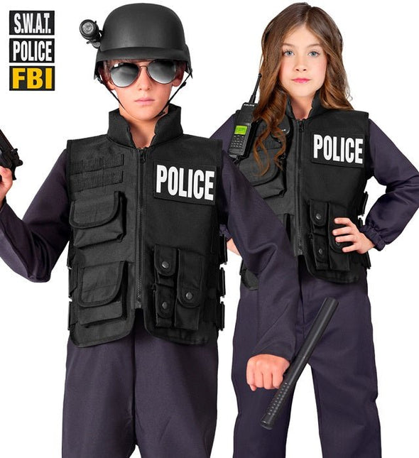 SWAT VEST FBI/POLITIE KIND van Widmann koop je bij Partywinkel