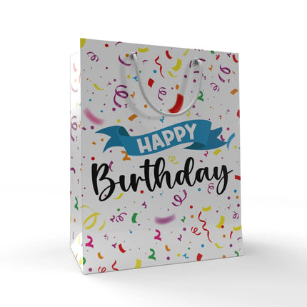 Happy Birthday Gift Bags, 21 cm, 12-pack