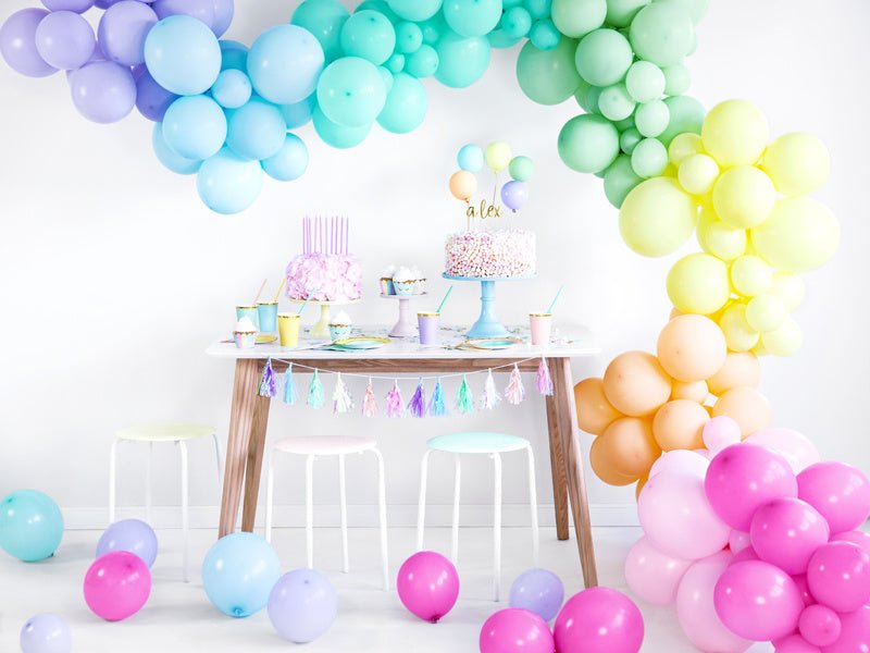 Taarttoppers Alfabet 12cm 53st van Partydeco koop je bij Partywinkel