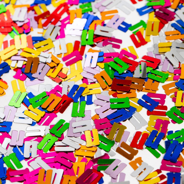 Tafelconfetti 11 Jaar Gekleurd van WeFiesta koop je bij Partywinkel