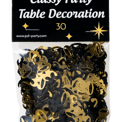 Tafelconfetti 30 Jaar 20gr van Paper Dreams koop je bij Partywinkel