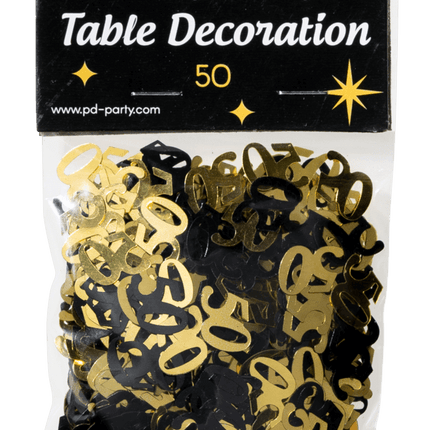 Tafelconfetti 50 Jaar 20gr van Paper Dreams koop je bij Partywinkel