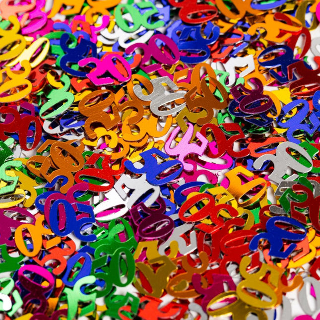 Tafelconfetti 50 Jaar Gekleurd van WeFiesta koop je bij Partywinkel