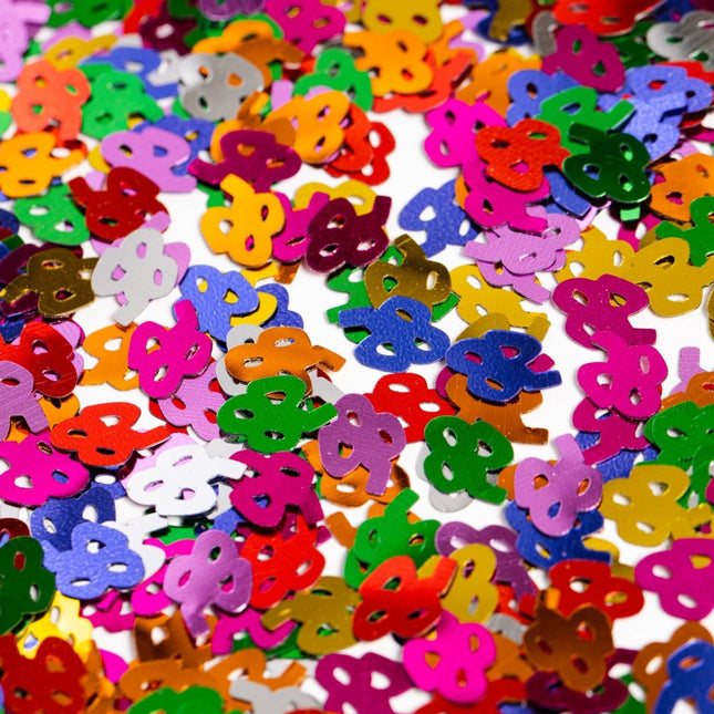 Tafelconfetti 85 Jaar Gekleurd van WeFiesta koop je bij Partywinkel