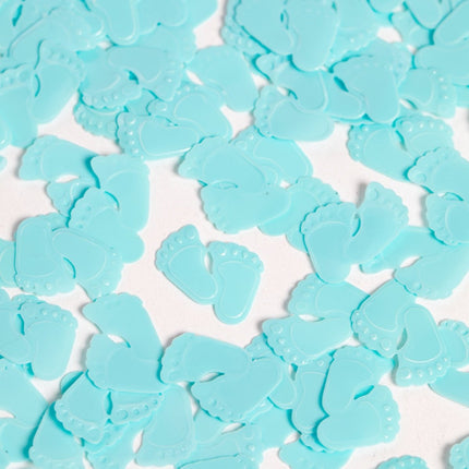 Tafelconfetti Baby Voeten Blauw van WeFiesta koop je bij Partywinkel