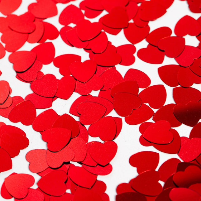 Tafelconfetti Hartjes Rood van WeFiesta koop je bij Partywinkel