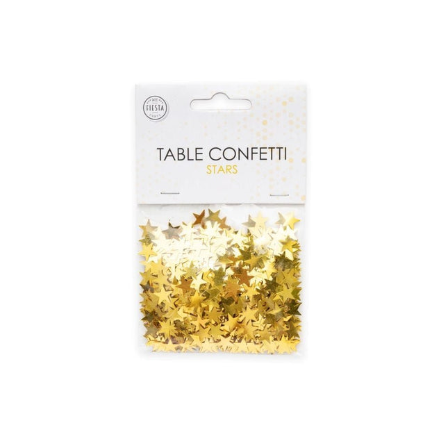 Tafelconfetti Ster Goud van WeFiesta koop je bij Partywinkel