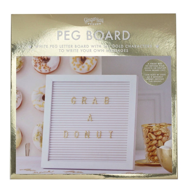 Tafeldecoratie Letterbord 25cm van Ginger Ray koop je bij Partywinkel