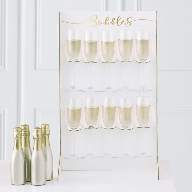 Tafeldecoratie Prosecco Standaard 60cm van Ginger Ray koop je bij Partywinkel