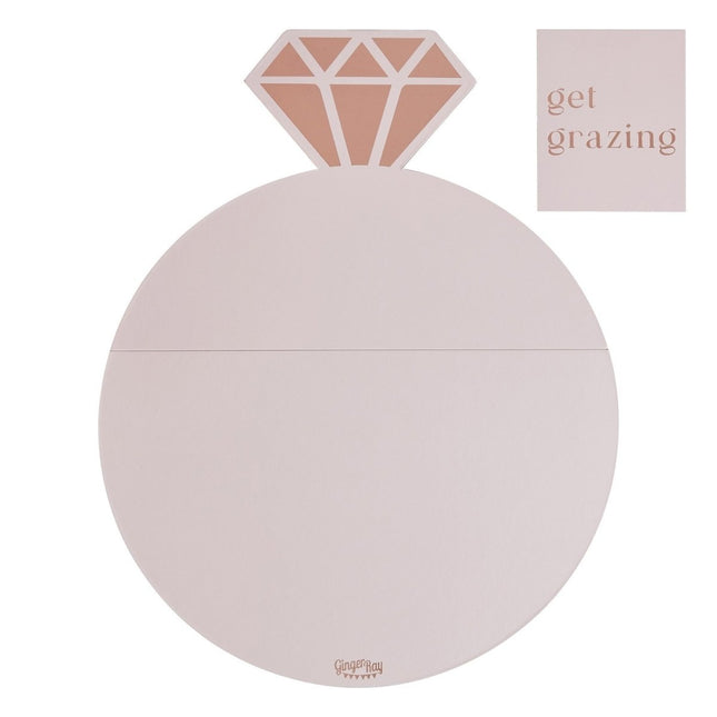 Tafeldecoratie Snackbord Ring 50cm van Ginger Ray koop je bij Partywinkel