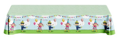Tafelkleed Fien & Teun 1,8m van Haza Witbaard koop je bij Partywinkel