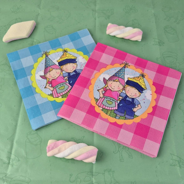 Tafelkleed Fien & Teun 1,8m van Haza Witbaard koop je bij Partywinkel