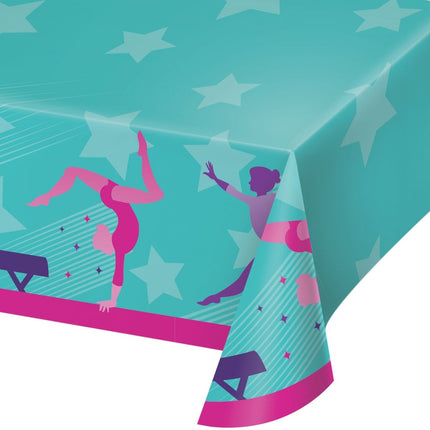 Tafelkleed Gymnastic 2,59m van Creative Converting koop je bij Partywinkel