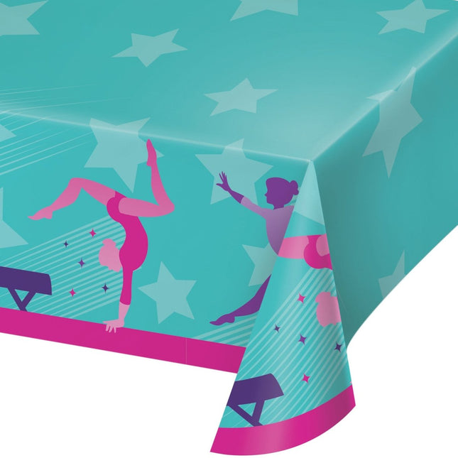 Tafelkleed Gymnastic 2,59m van Creative Converting koop je bij Partywinkel