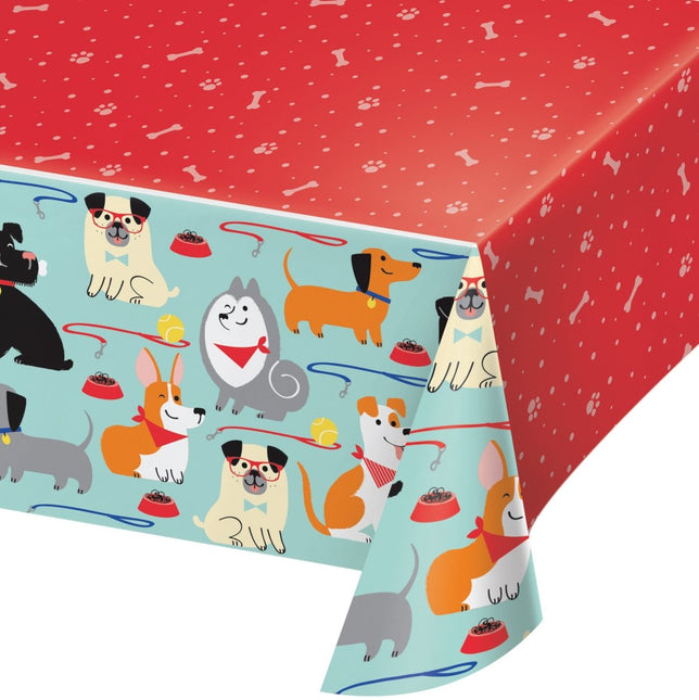 Tafelkleed Honden 2,59m van Creative Converting koop je bij Partywinkel