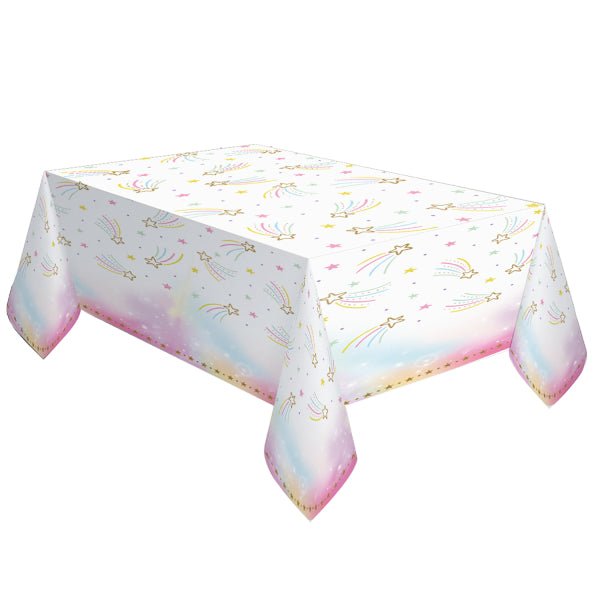 Tafelkleed unicorn papier 180 cm x 120 cm van Riethmueller koop je bij Partywinkel