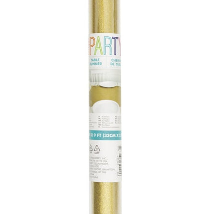 Tafelloper Goud 2,74m van Unique koop je bij Partywinkel