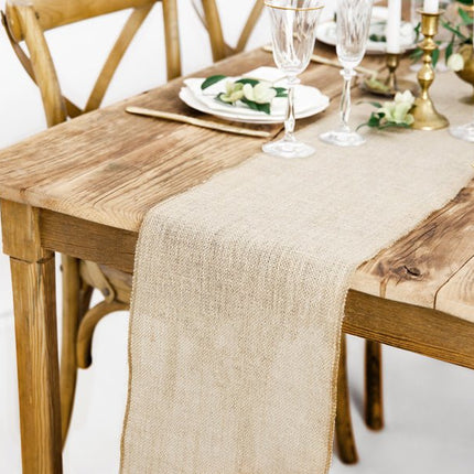 Tafelloper Jute 5m van Partydeco koop je bij Partywinkel