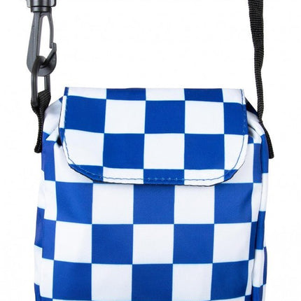 Tasje Blauw/Wit Geblokt van PartyXplosion koop je bij Partywinkel