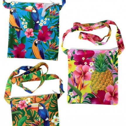 Tasje Hawaii Print Ass 3 Kleuren van PartyXplosion koop je bij Partywinkel