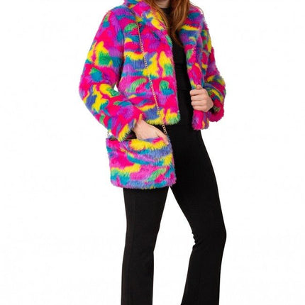 Tasje Pluche Camouflage Regenboog van PartyXplosion koop je bij Partywinkel