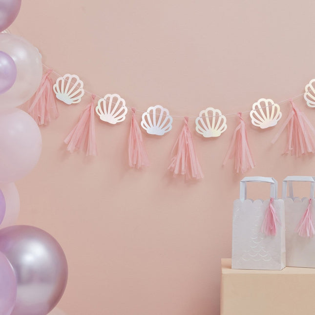 Tassel Slinger Schelpen 2m van Ginger Ray koop je bij Partywinkel