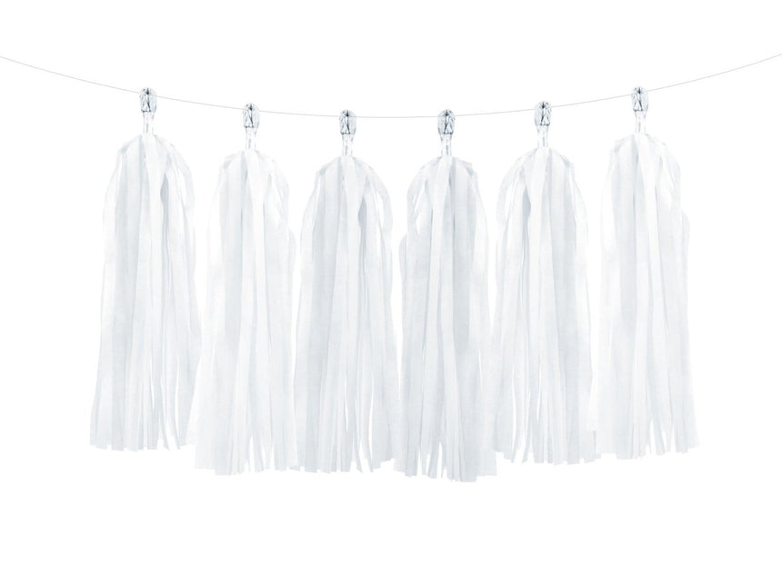 Tassel Slinger Wit 2m van Partydeco koop je bij Partywinkel