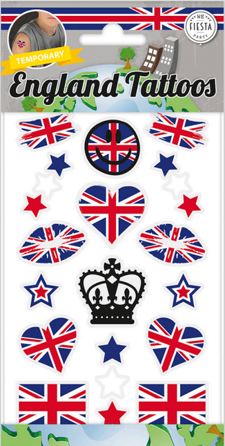 Tattoo Engeland van WeFiesta koop je bij Partywinkel