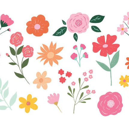 Tattoos Bloemen Mix 19st van Partydeco koop je bij Partywinkel