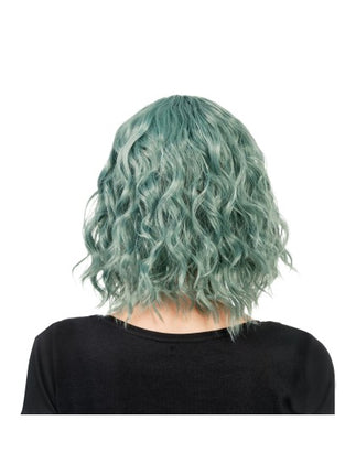 Tessa Wig, Green, 35 cm