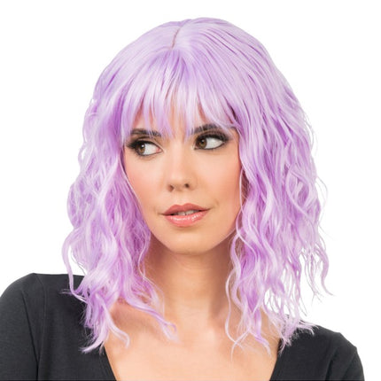 Tessa Wig, Purple, 35 cm