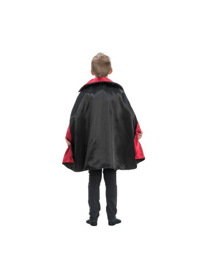 Theodor Vampire Costume for Kids, Black and Red