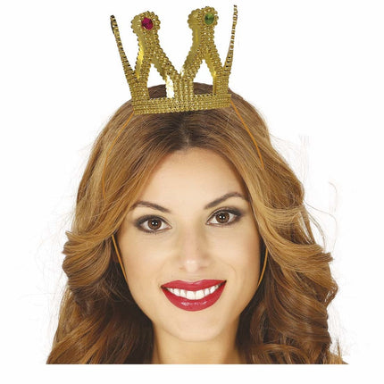 Tiara Goud van Fiestas Guirca koop je bij Partywinkel