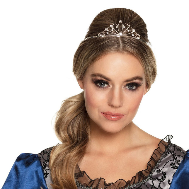 Tiara Koningin Zilver van Boland koop je bij Partywinkel